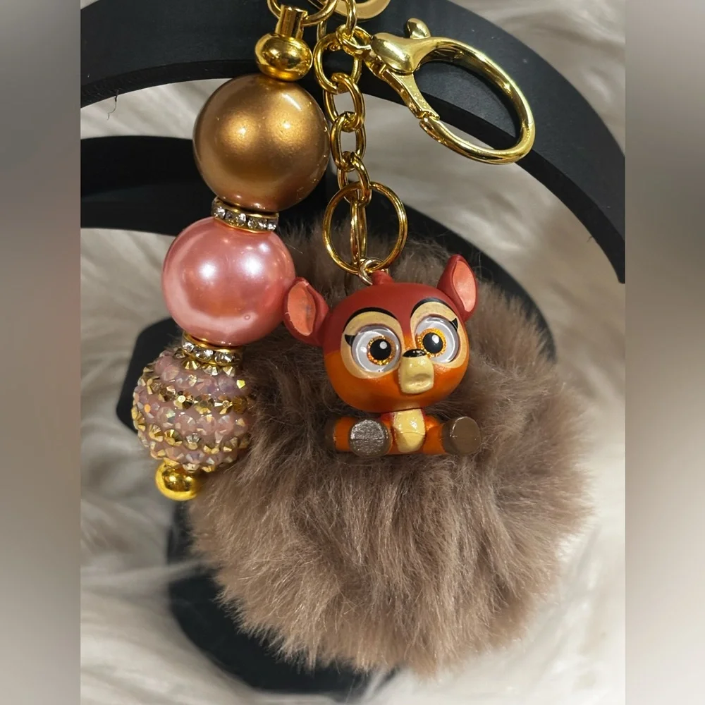 Disney Bambi Doorables Keychain/ Bag Charm Handmade